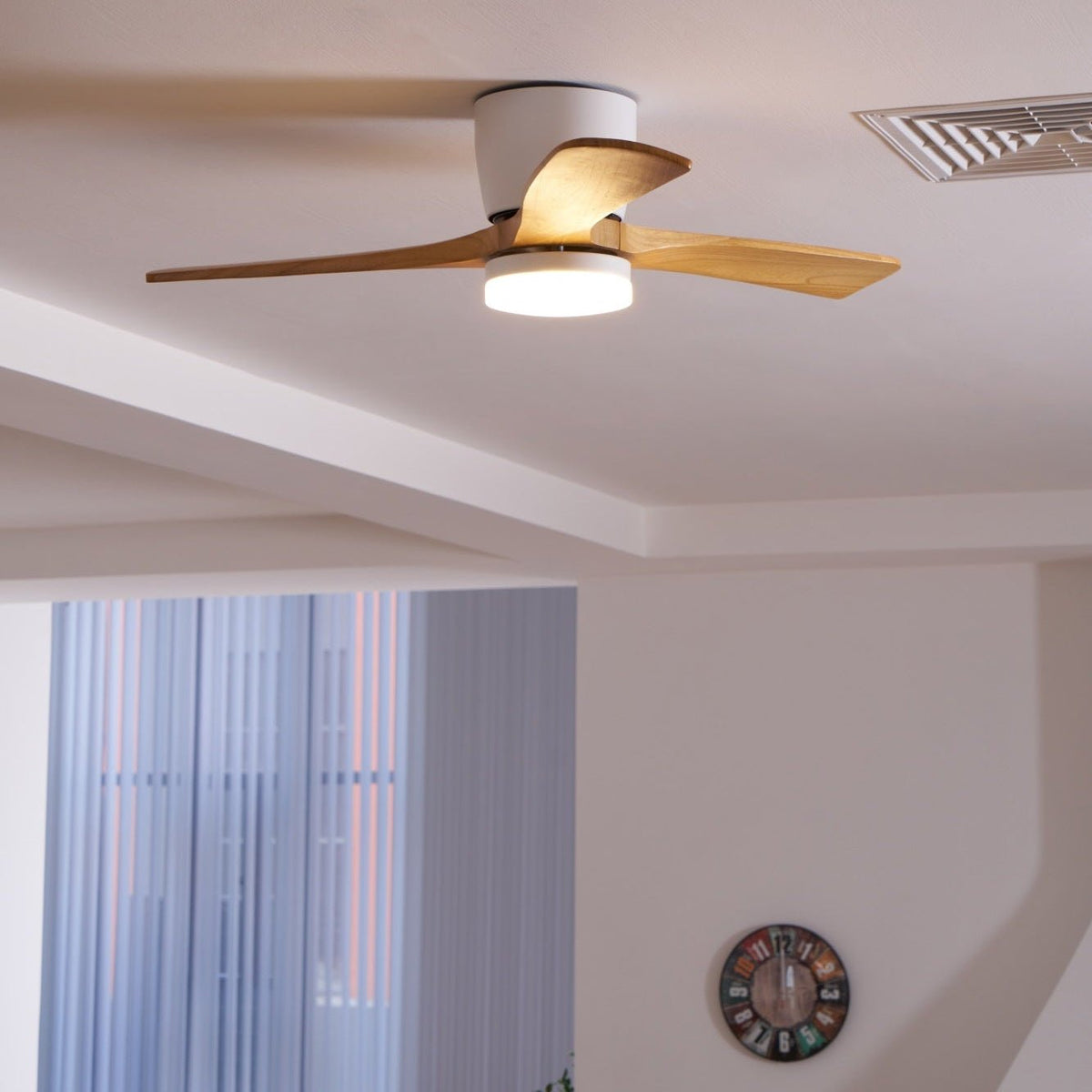 Kozia Wooden Ceiling Fan Light