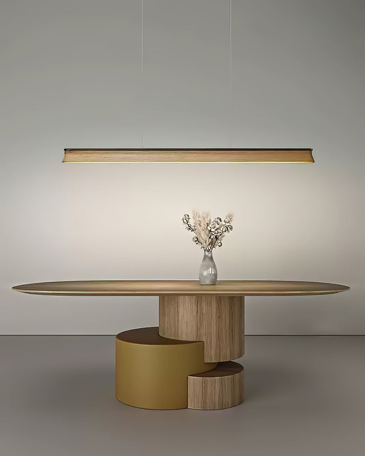 Aldeette Pendant Lamp Wooden Beam Minimalist