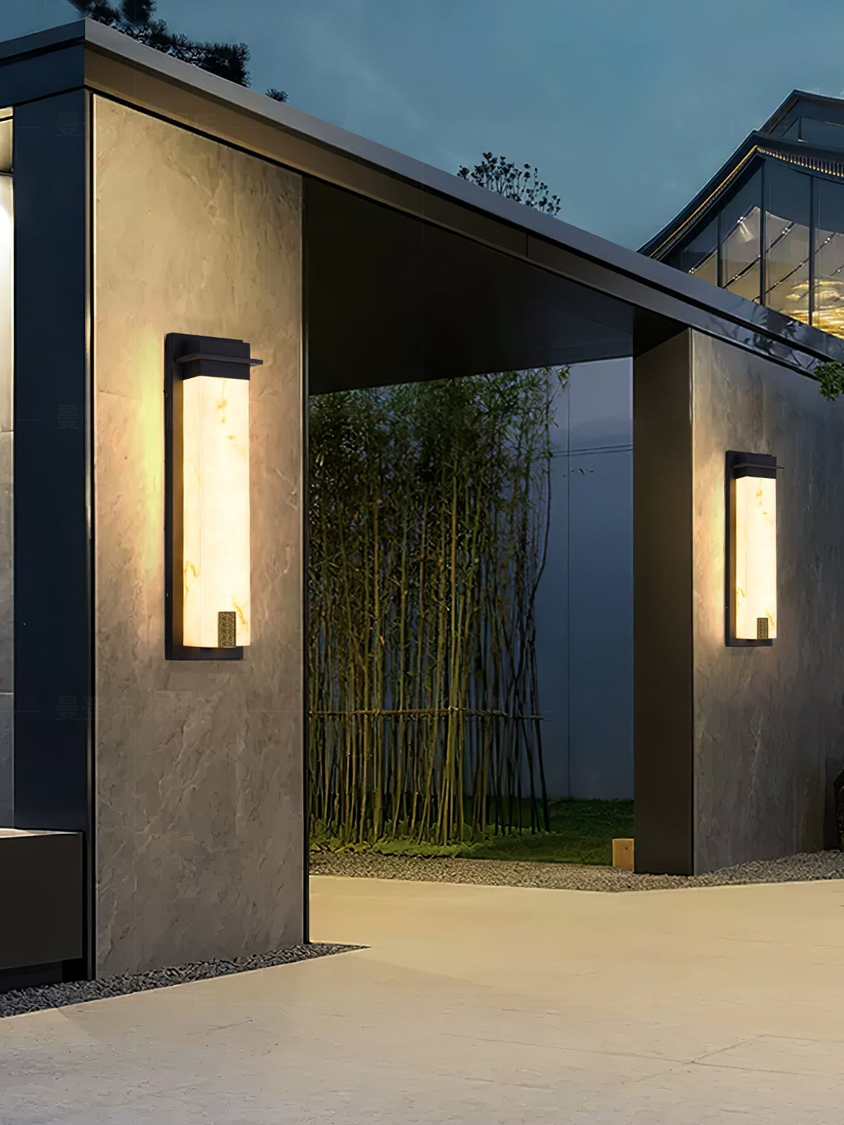 Ushaor Modern Minimalist Outdoor Wall Light