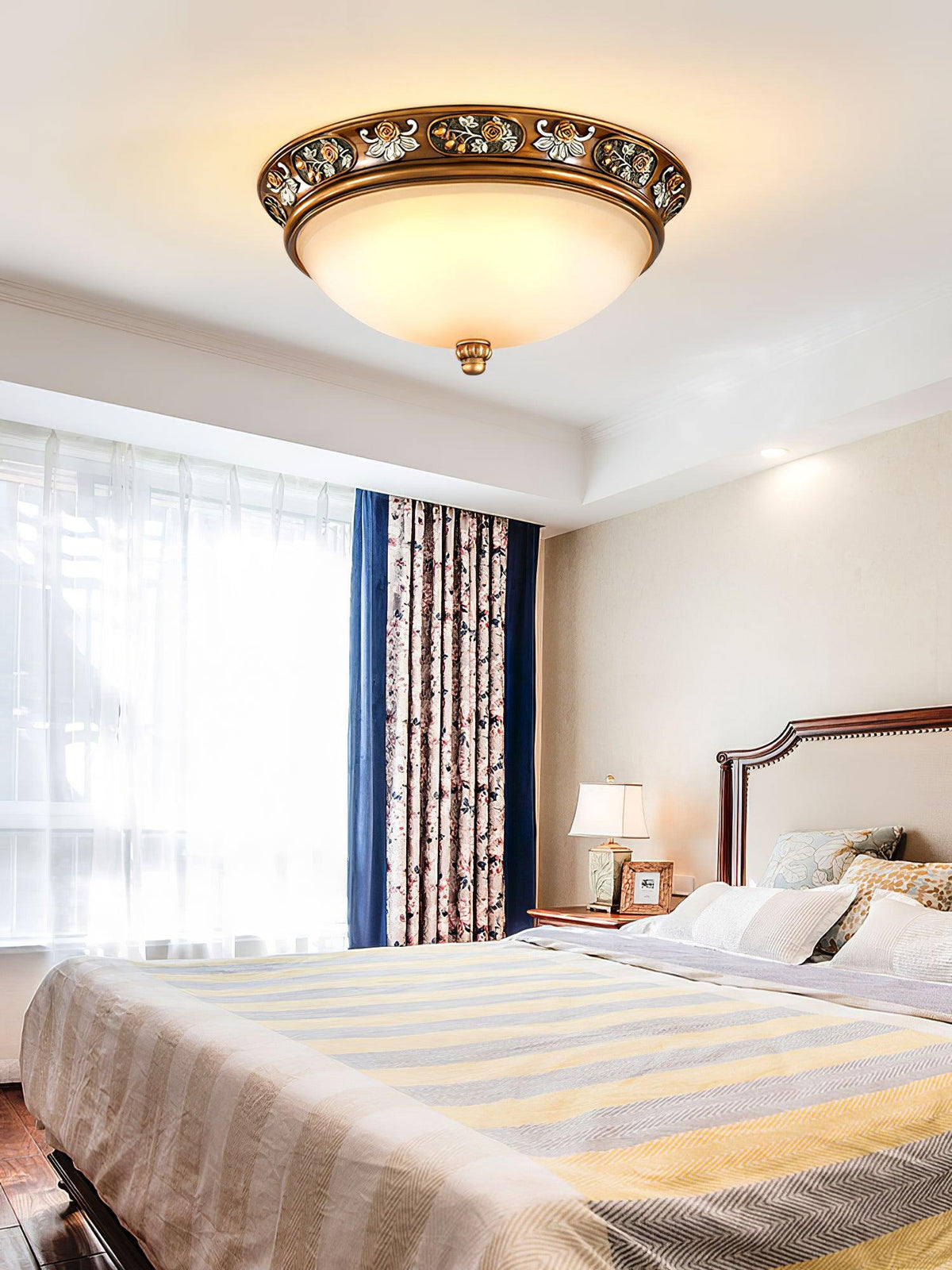 Cilene Vintage Luxury Recessed Resin Ceiling Light