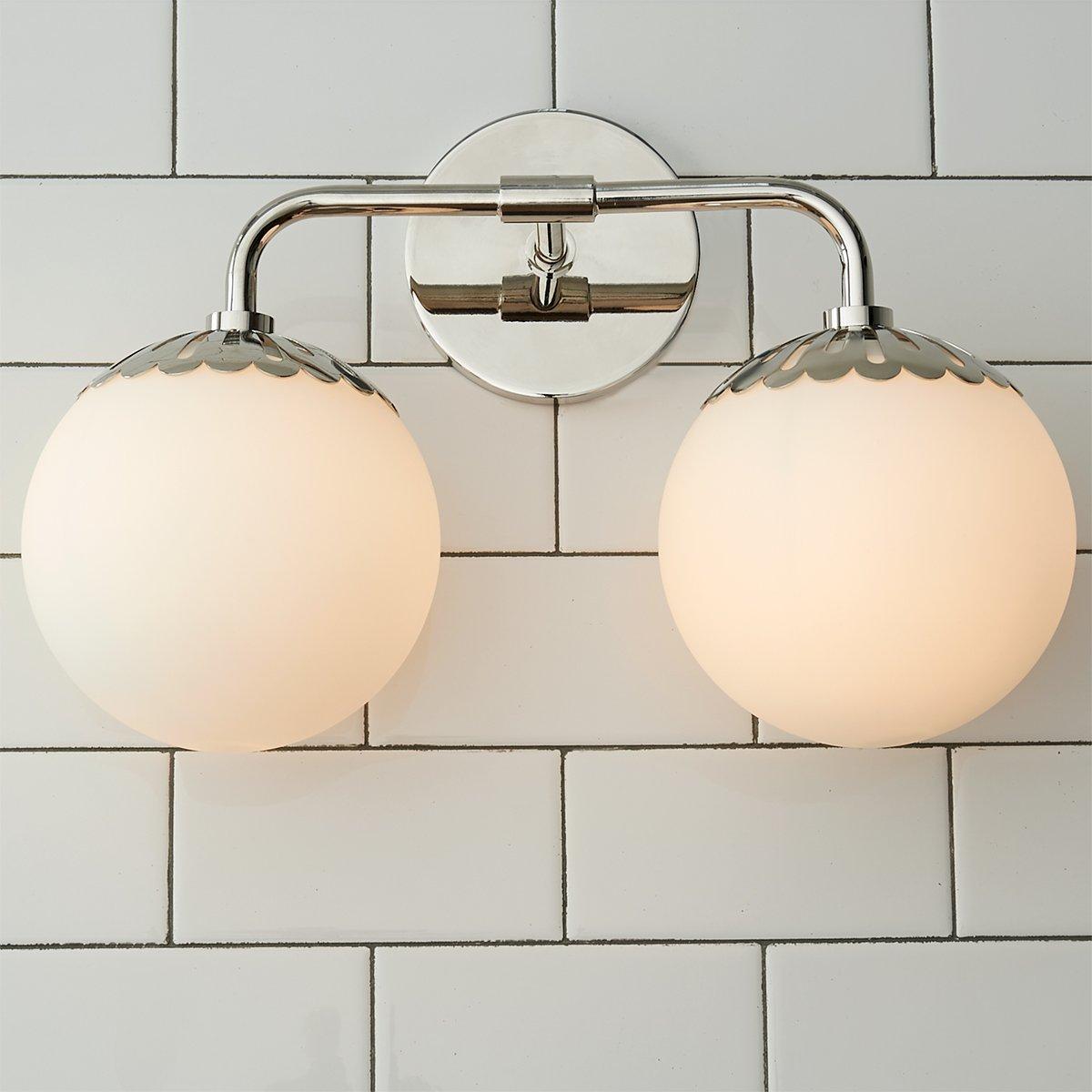 Coralie Globe Glass Wall Lamp