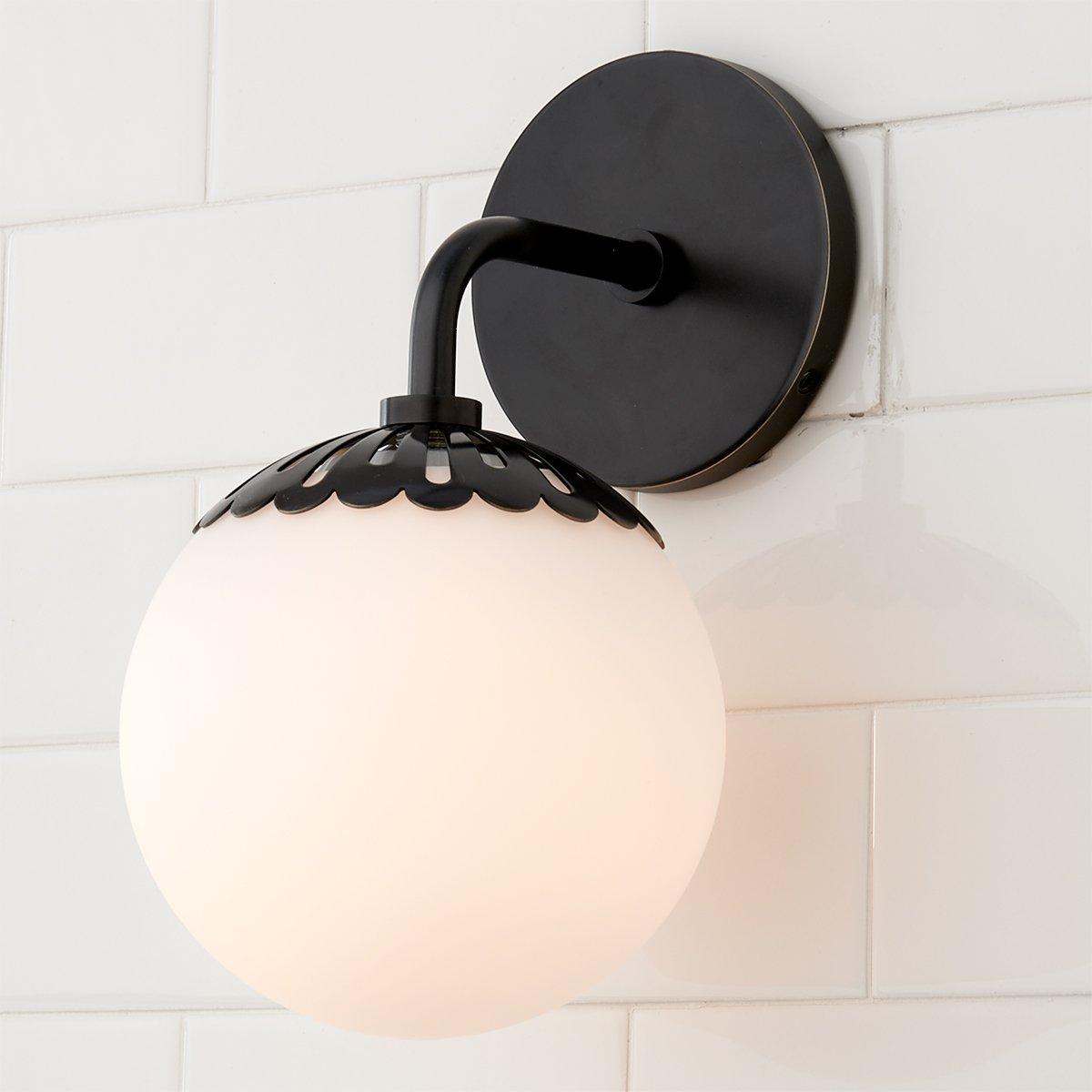 Coralie Globe Glass Wall Lamp