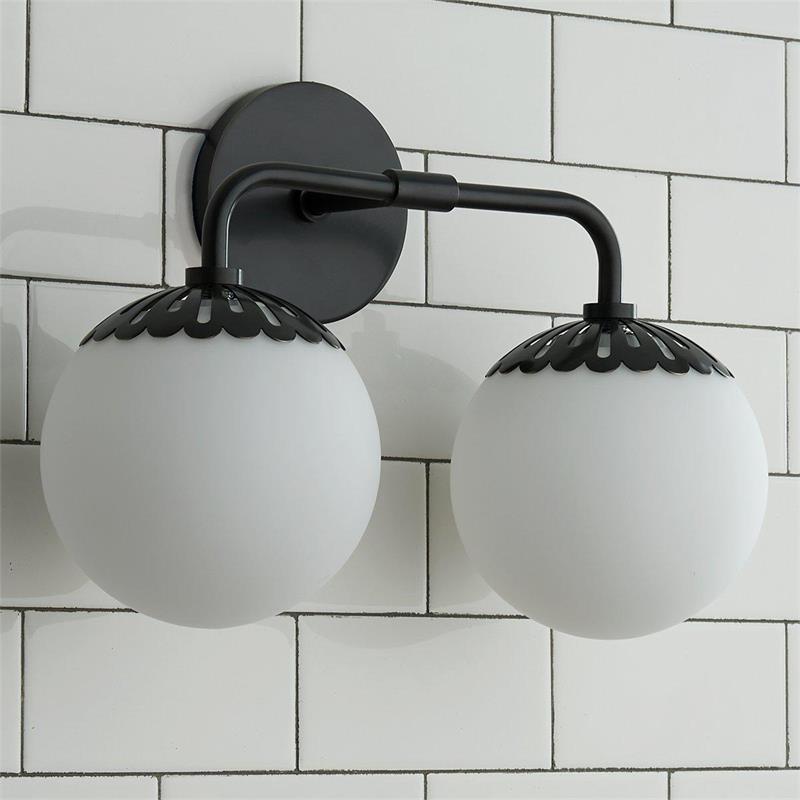 Coralie Globe Glass Wall Lamp
