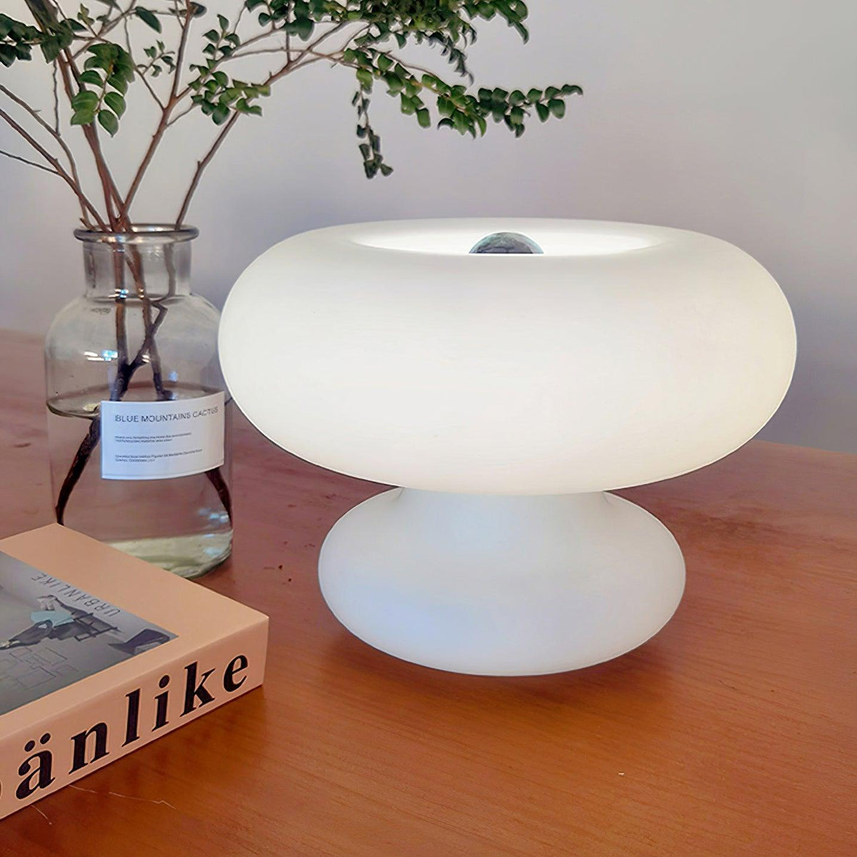 Liorirette Glass Contemporary Table Lamp