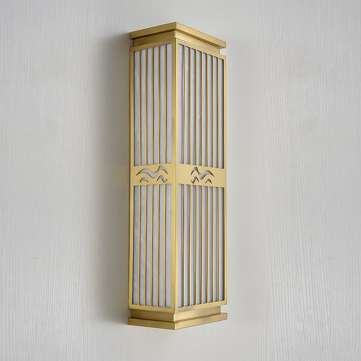 Aurirenne Wall Light Brass Oriental for Entryway
