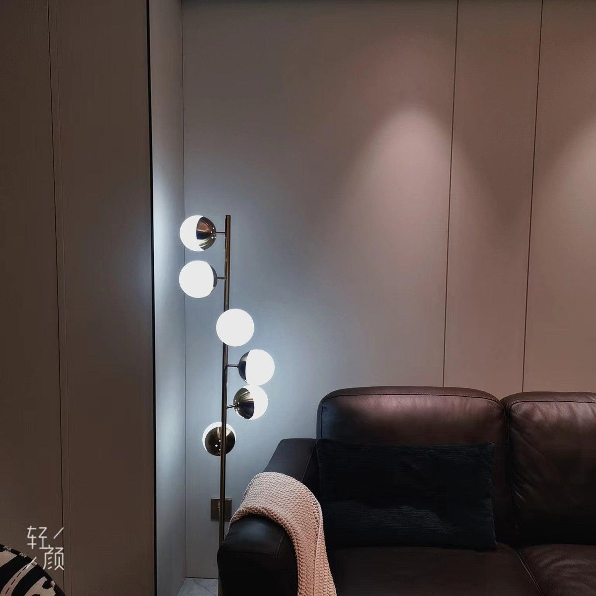 Myliryre Mid Century Brass Floor Lamp