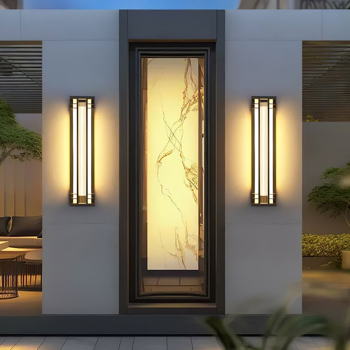 Colire Unique Double Axis Outdoor Wall Lamp