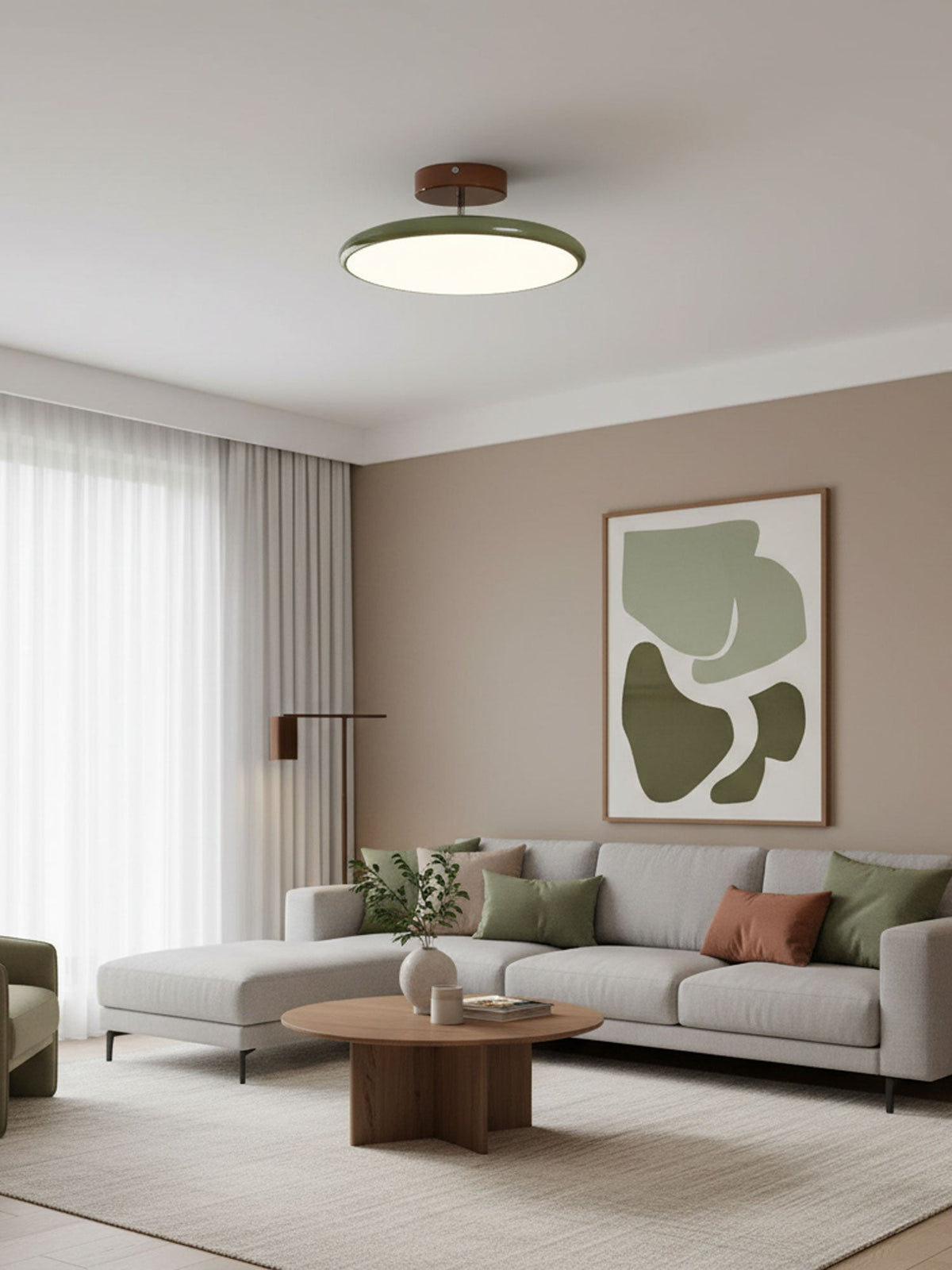 Yanik Adjustable Flush Mount Ceiling Light