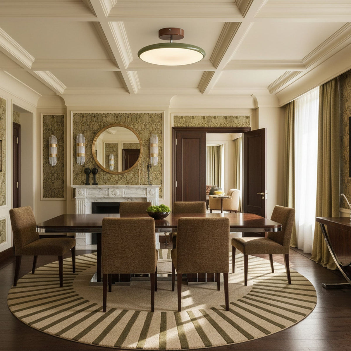 Yanik Adjustable Flush Mount Ceiling Light