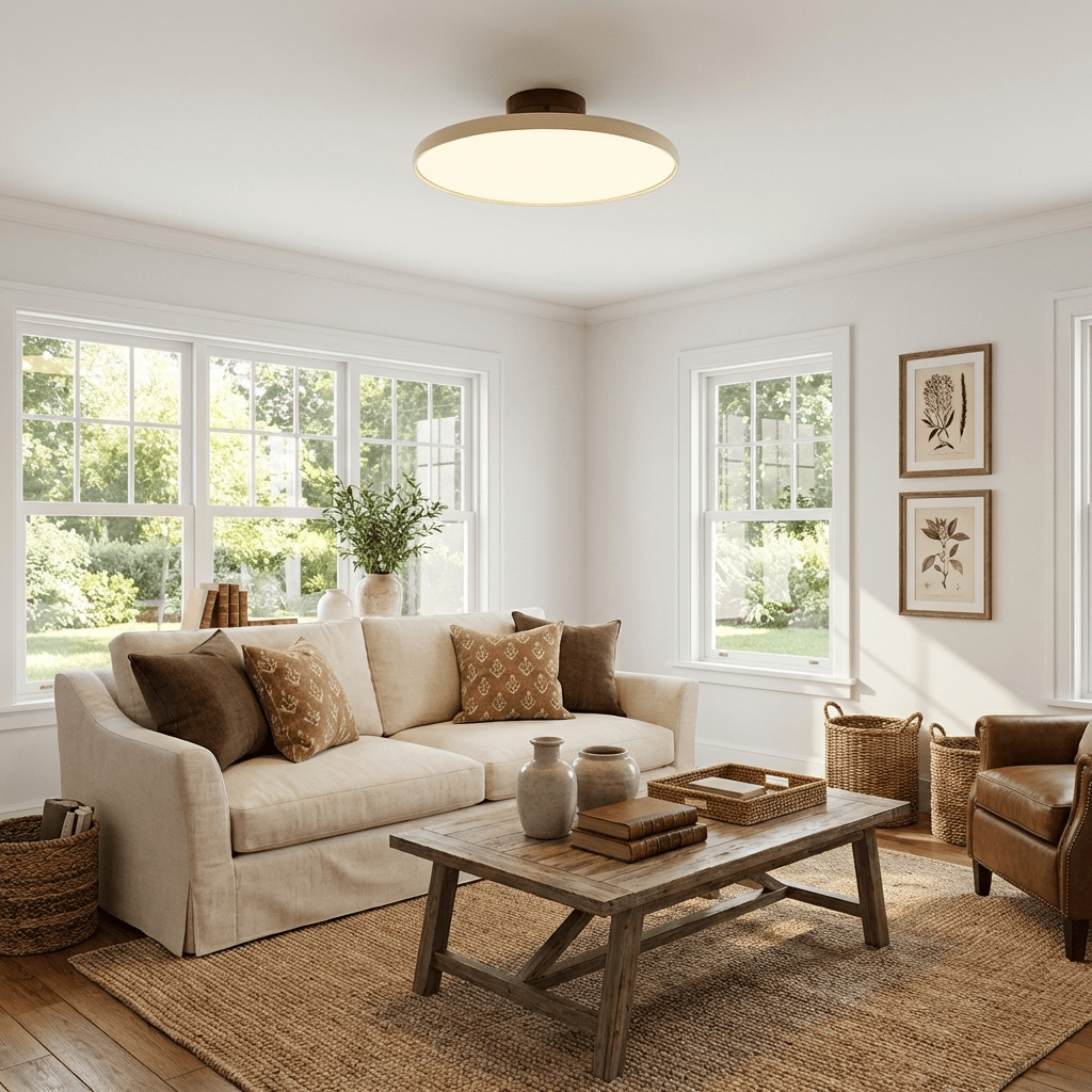 Yanik Adjustable Flush Mount Ceiling Light