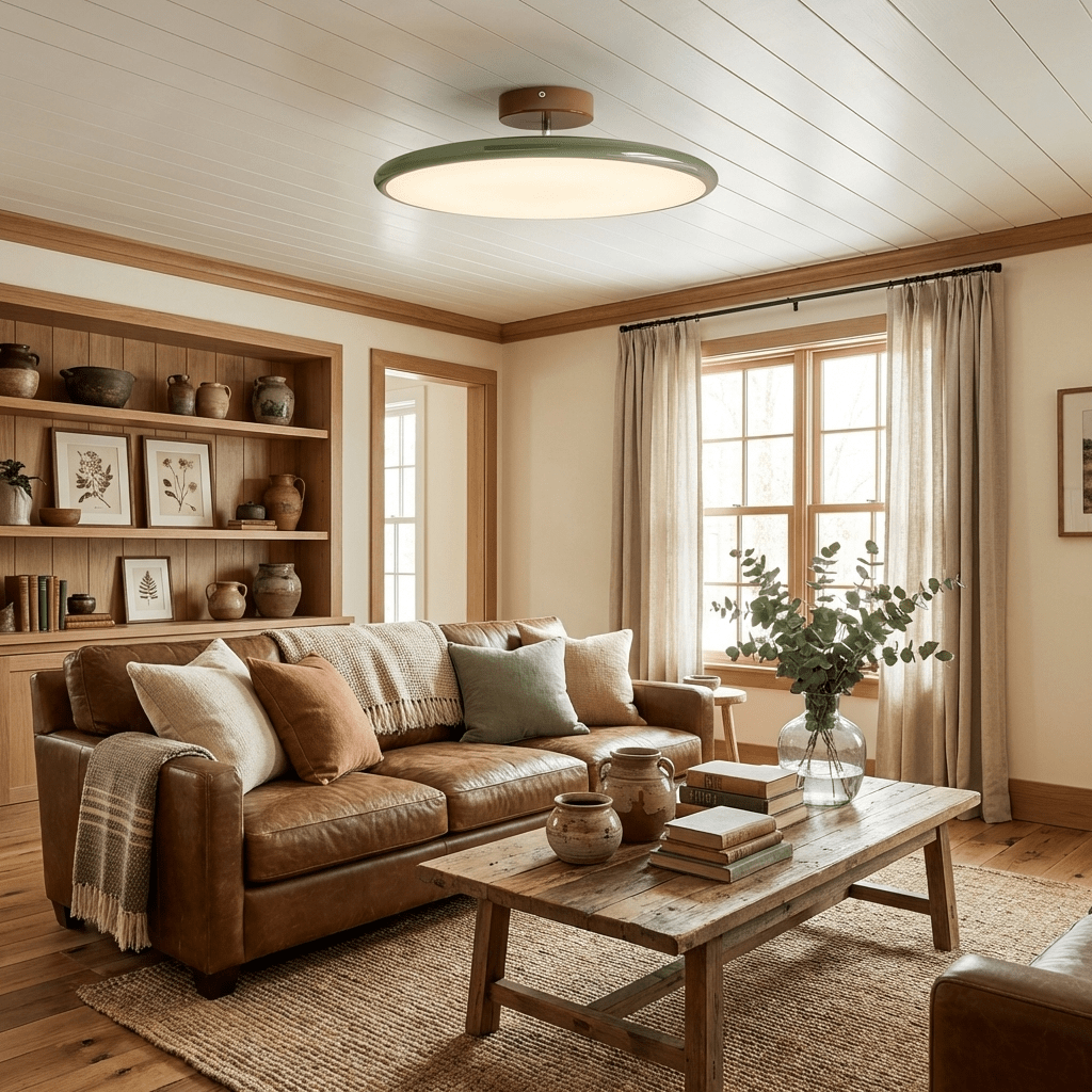 Yanik Adjustable Flush Mount Ceiling Light