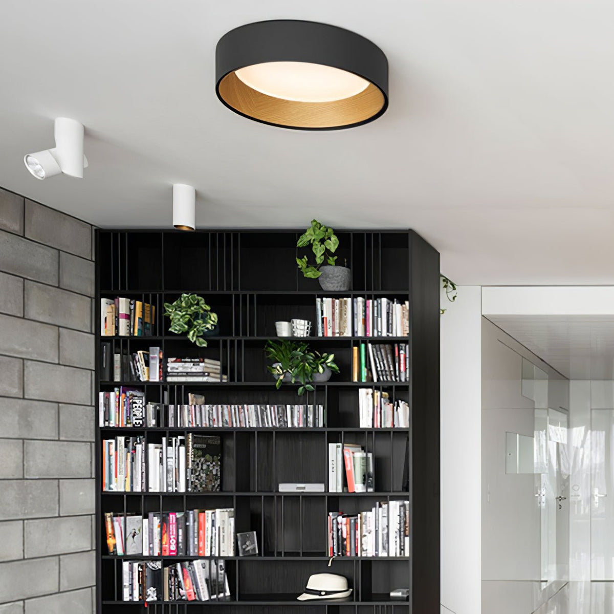 Denvir Modern Minimalist Round Ceiling Lamp