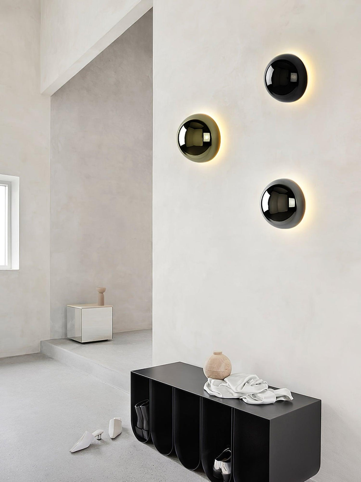 Virixy Modern Minimalist Sphere Sconce Wall Lamp