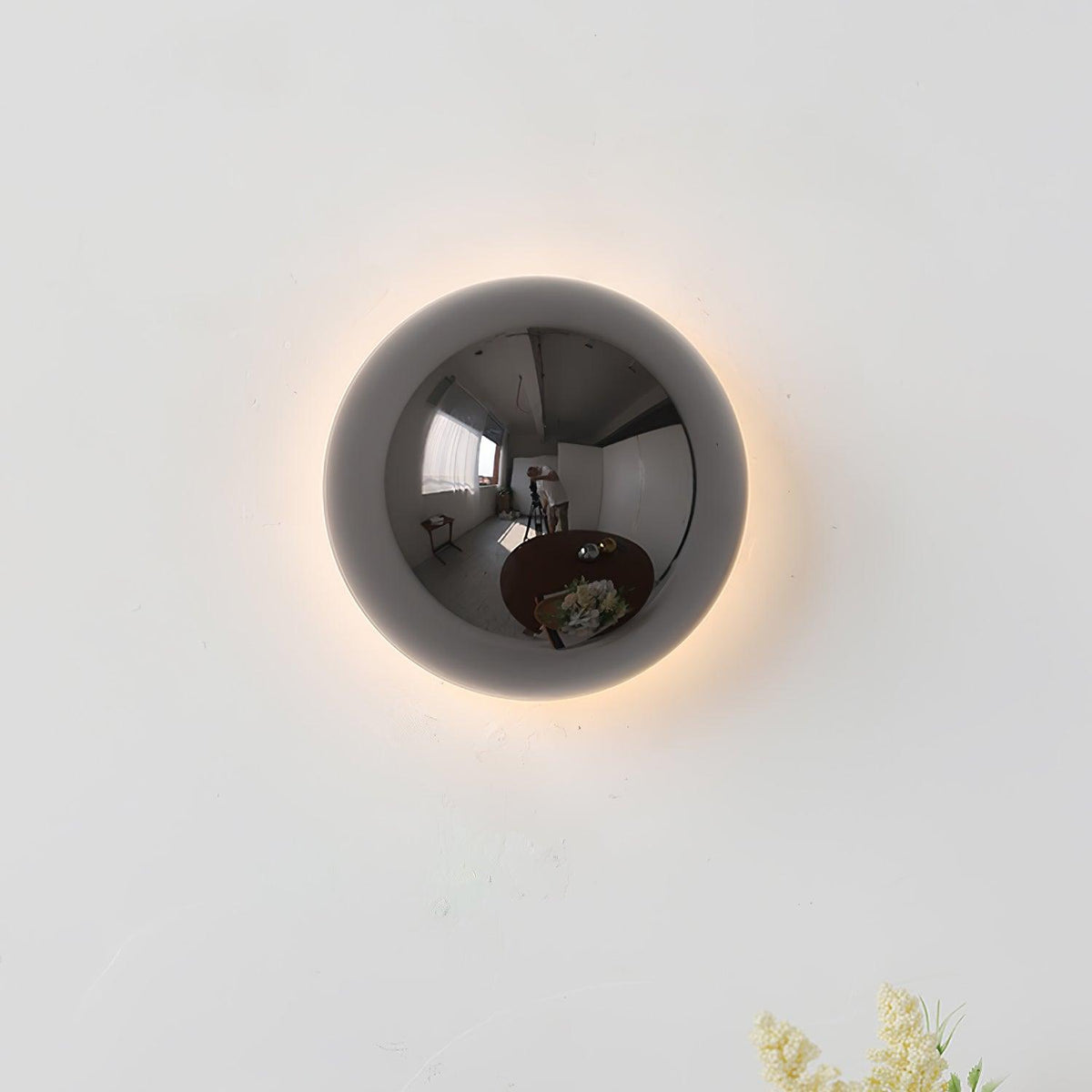 Virixy Modern Minimalist Sphere Sconce Wall Lamp