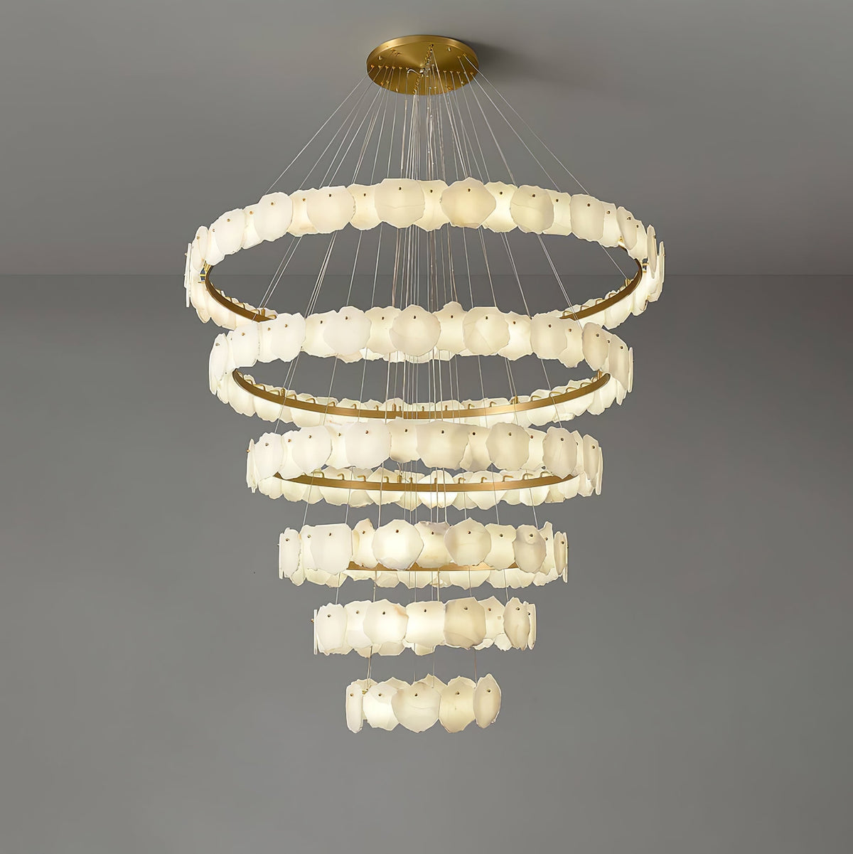 Albeine Luxury Alabaster Chandelier