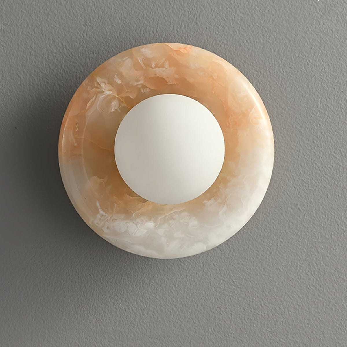 Amber Vintage Marble Wall Light