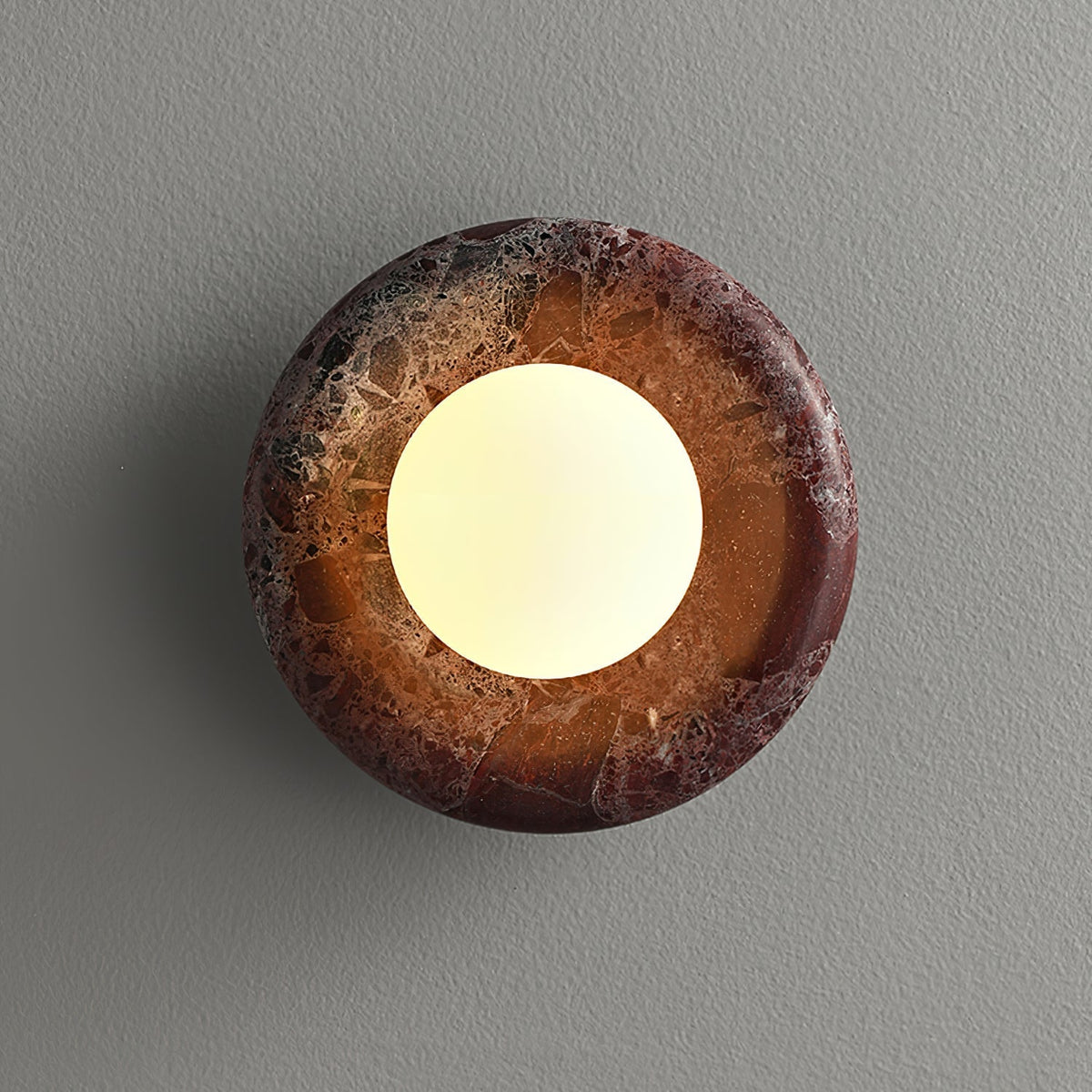 Amber Vintage Marble Wall Light