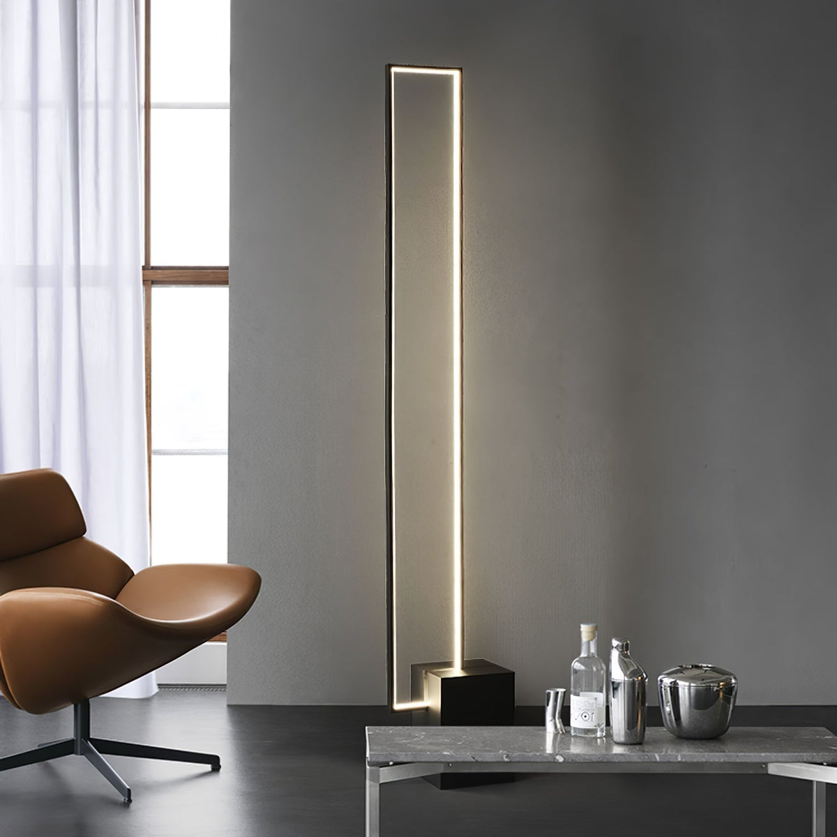 Keloza Aluminum Floor Lamp