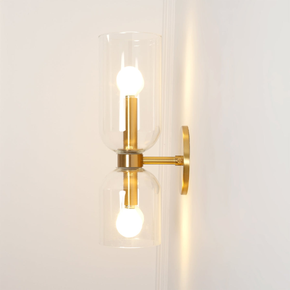 Zildes Nordic Art Plug-In Glass Wall Lamp