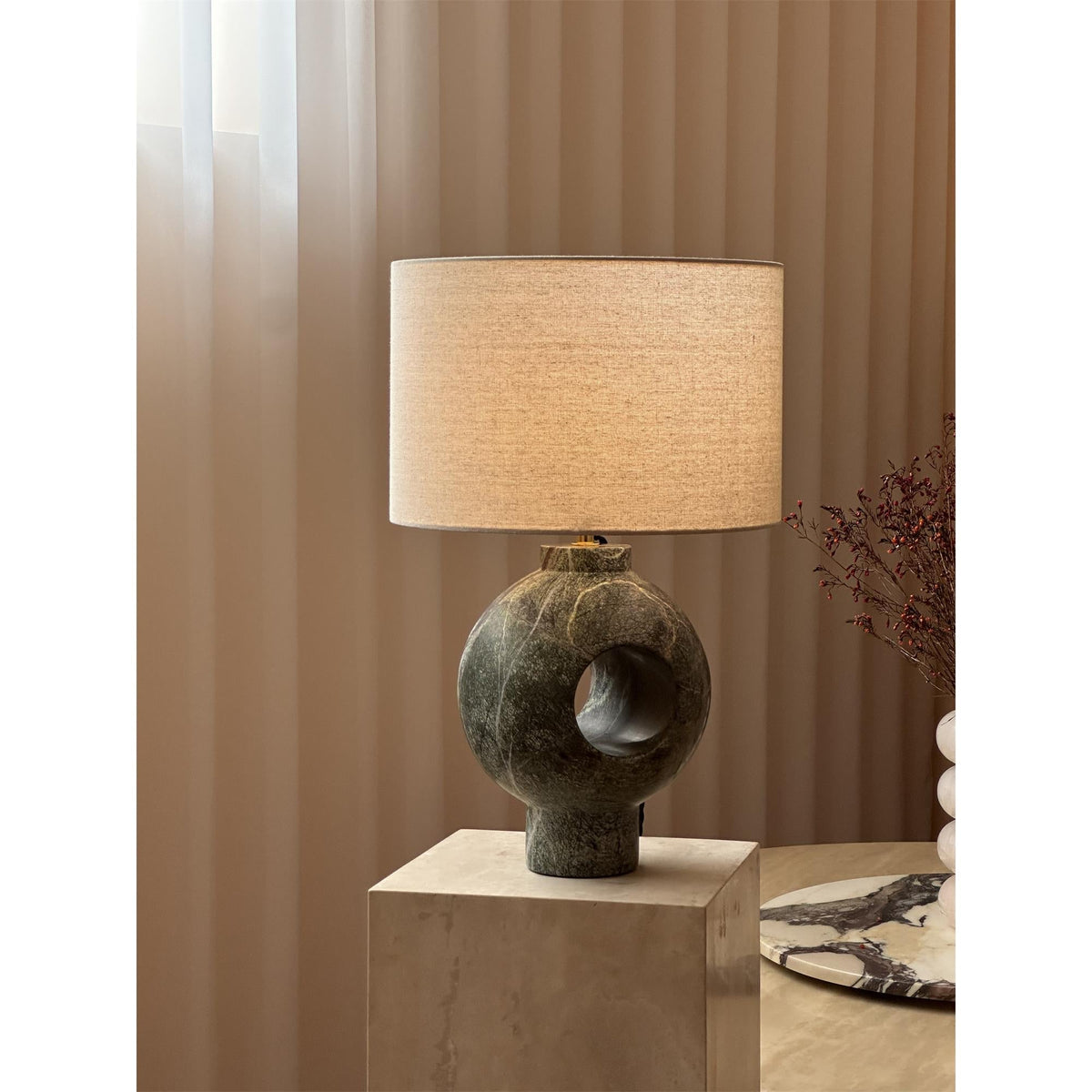 Hollie Marble Table Lamp