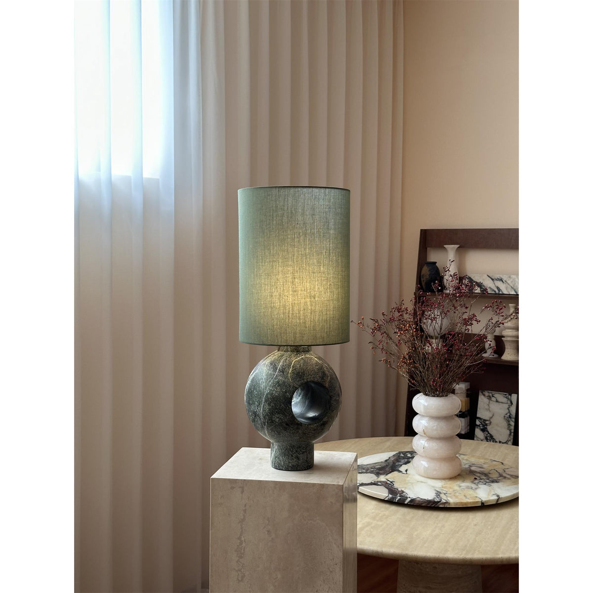 Hollie Marble Table Lamp