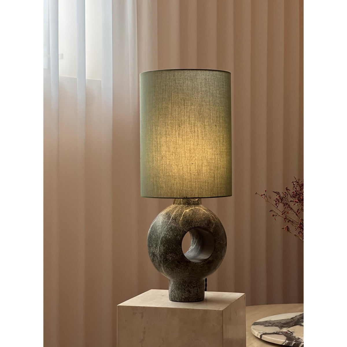 Hollie Marble Table Lamp