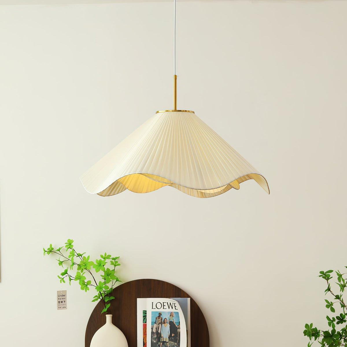 Drift Minimalist Fabric Pendant Light