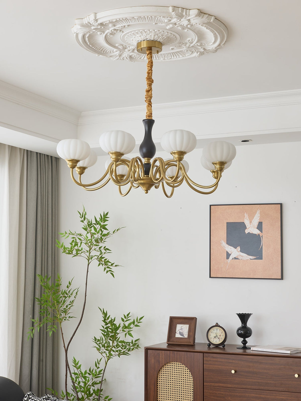 Avinor Nordic Traditional Wood Chandelier