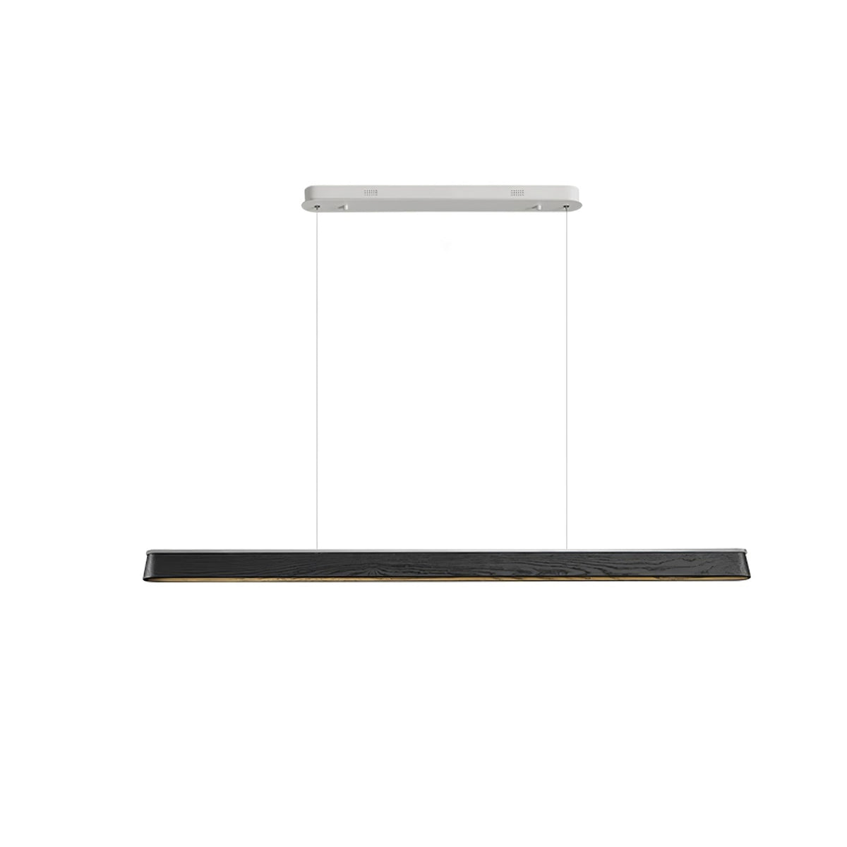 Zura Industrial Wood Linear Pendant Lamp