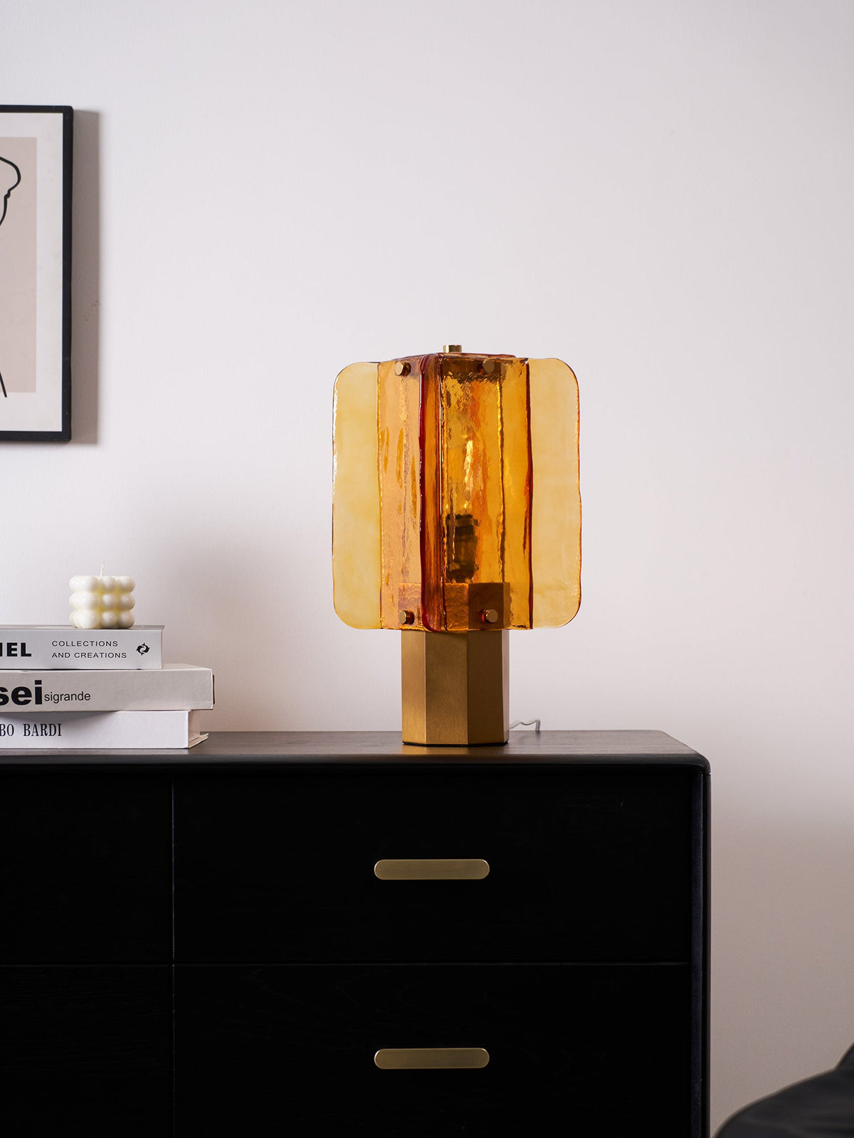 Aurelia Modern Glass Table Lamp