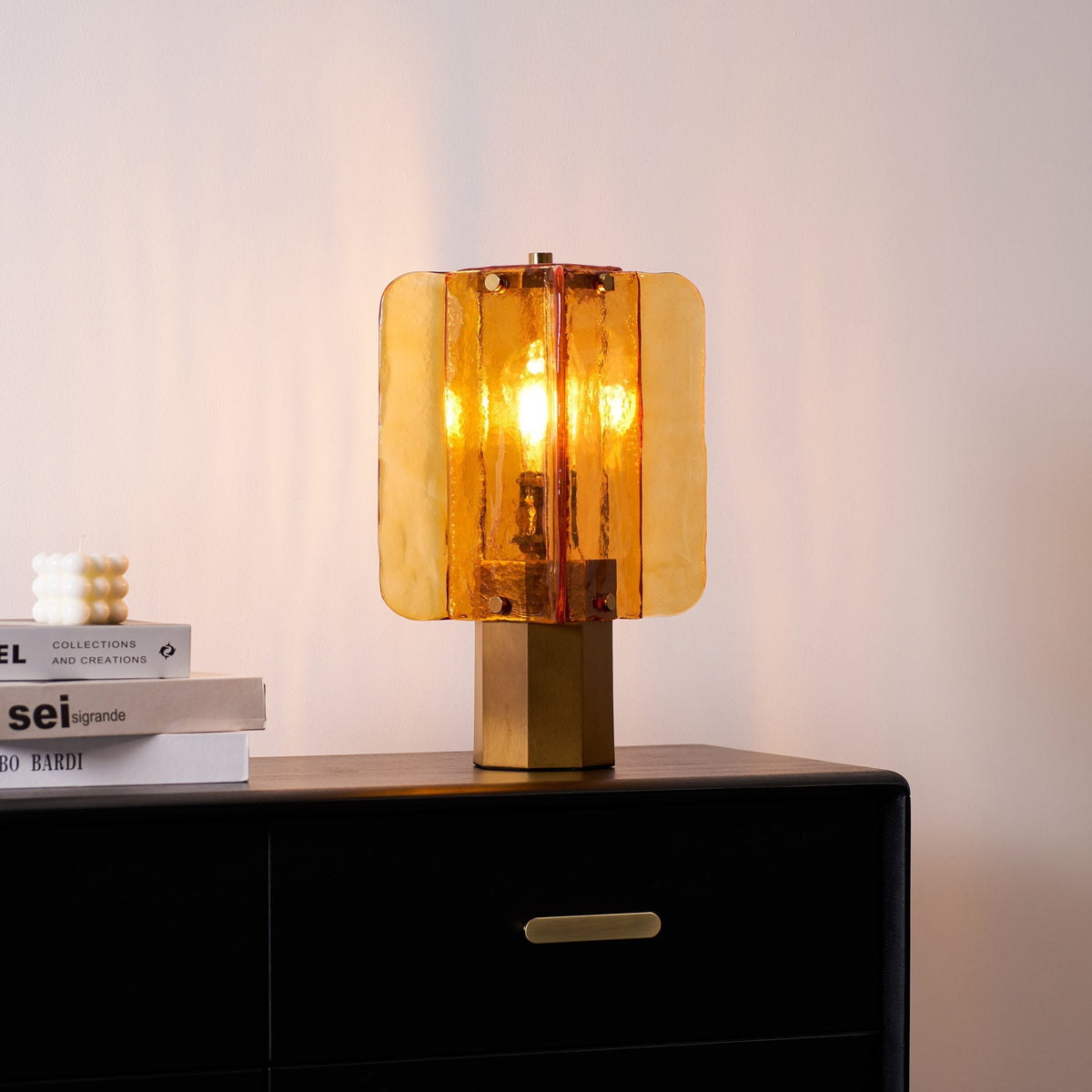 Aurelia Modern Glass Table Lamp