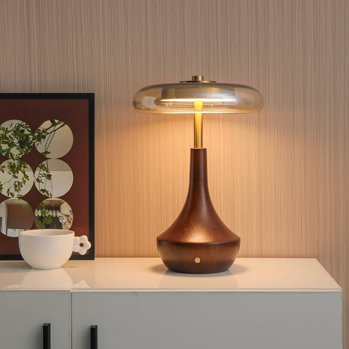 Orlan Wooden Vintage Table Lamp