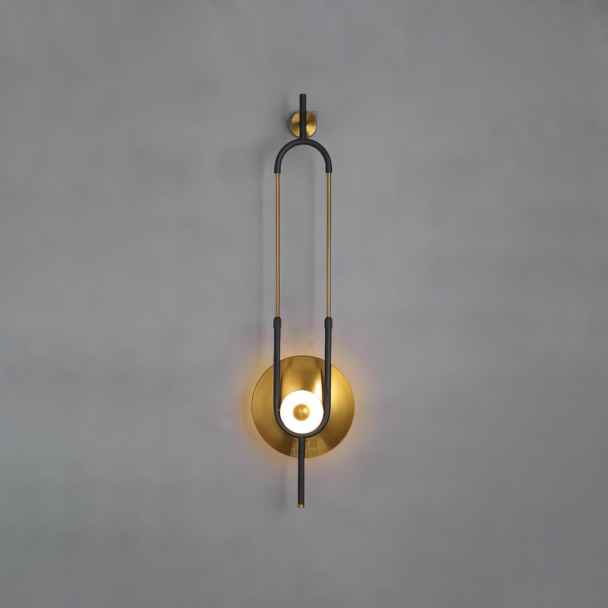 Ivory Modern Minimalist Ring Marble Wall Light