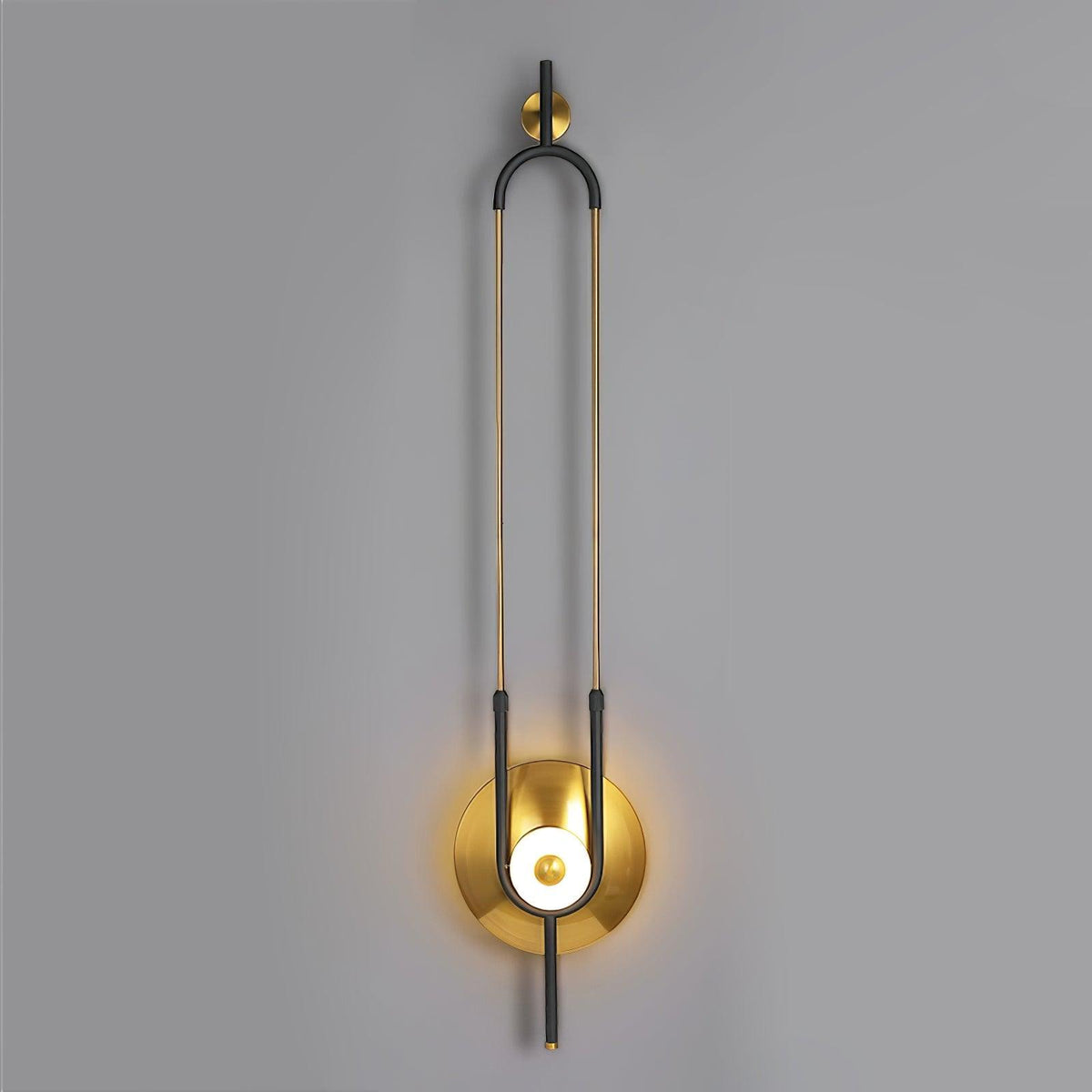 Ivory Modern Minimalist Ring Marble Wall Light