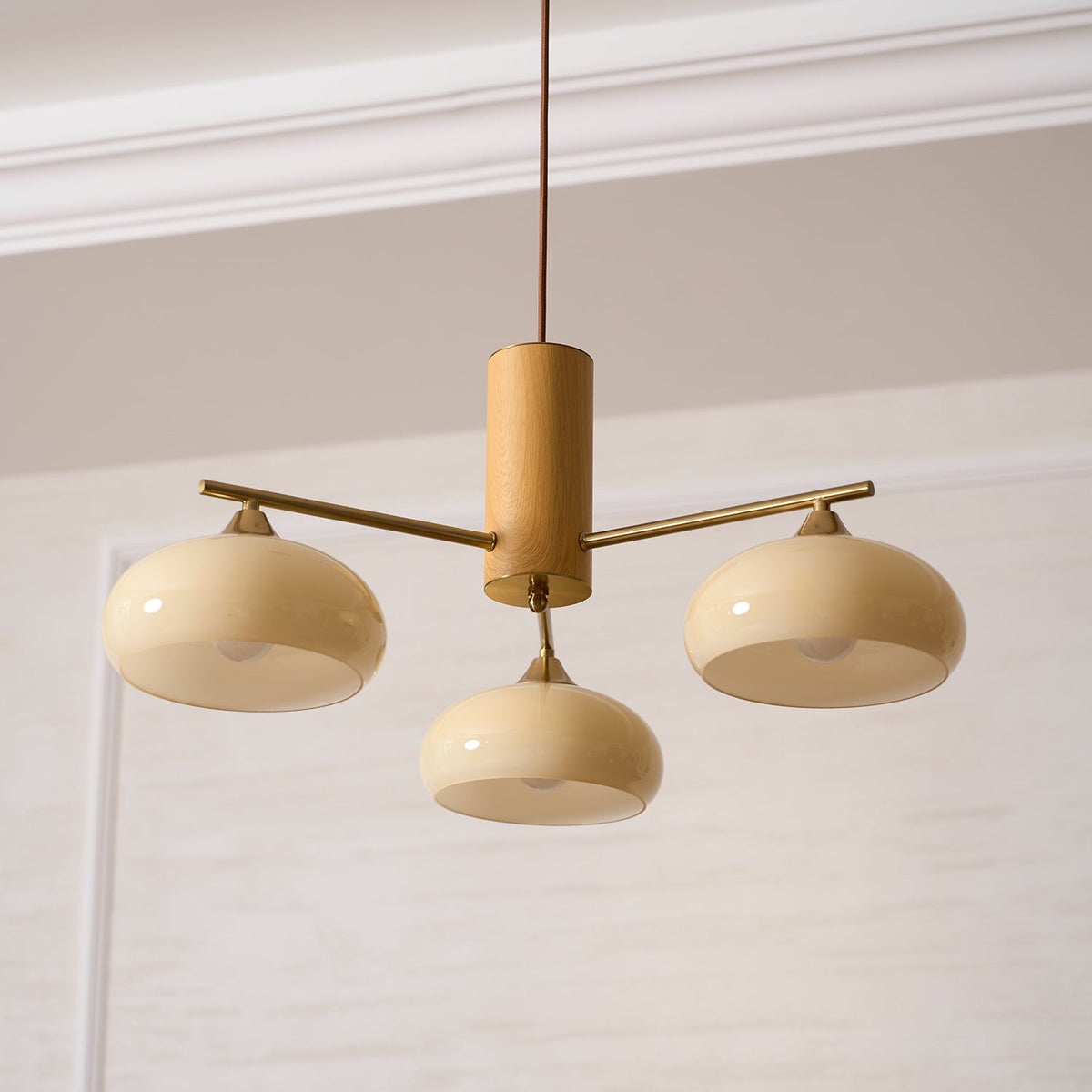 Bion Elliptical Persimmon Chandelier