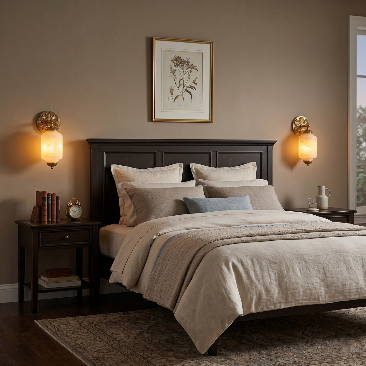 Paima Scallop Alabaster Indoor Wall Light