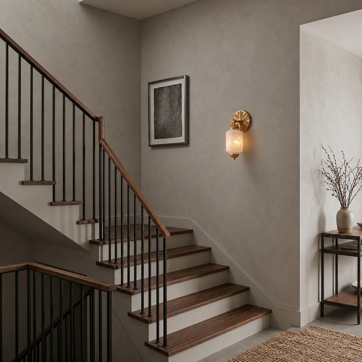 Paima Scallop Alabaster Indoor Wall Light