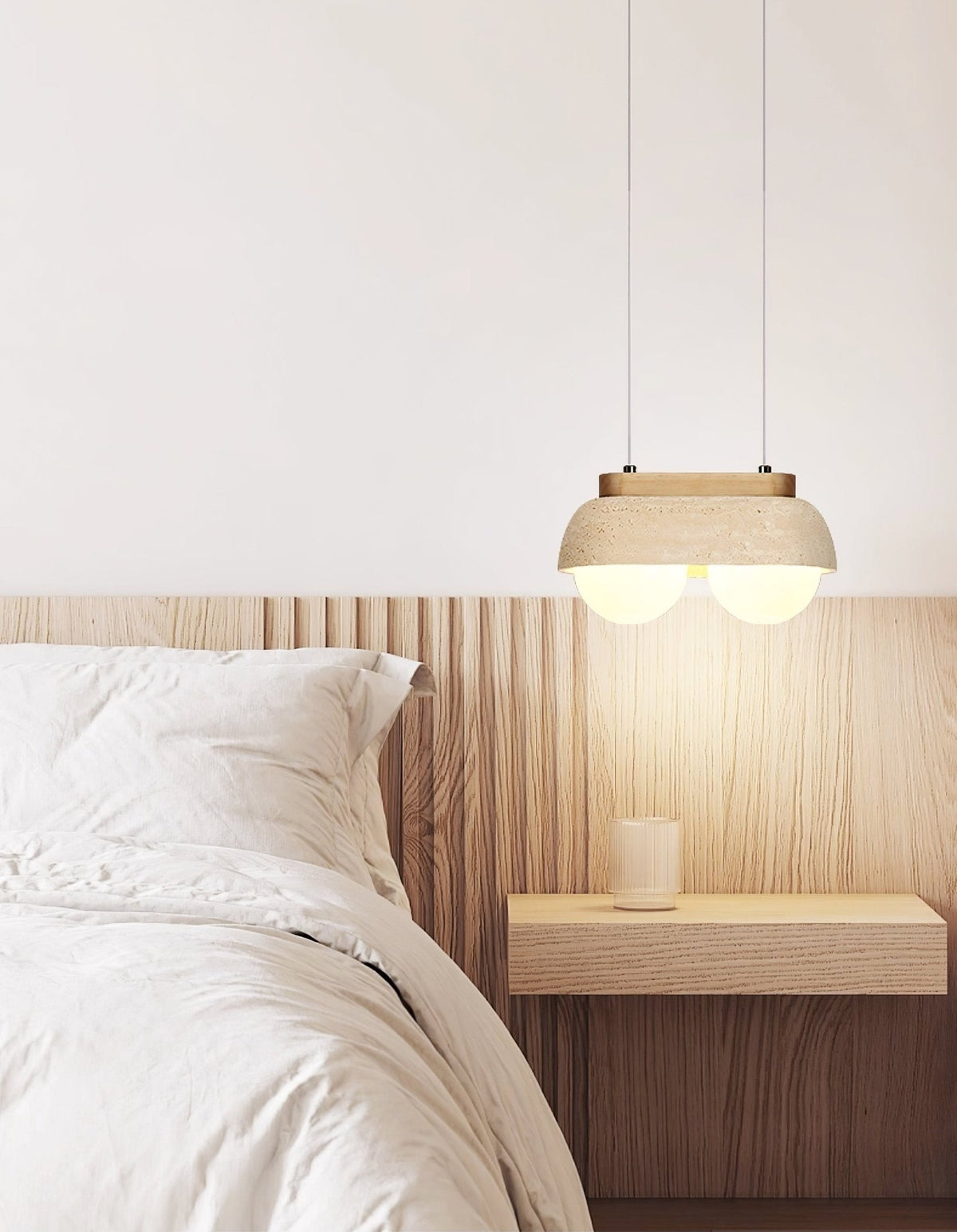 Yeln Travertine Pendant Light