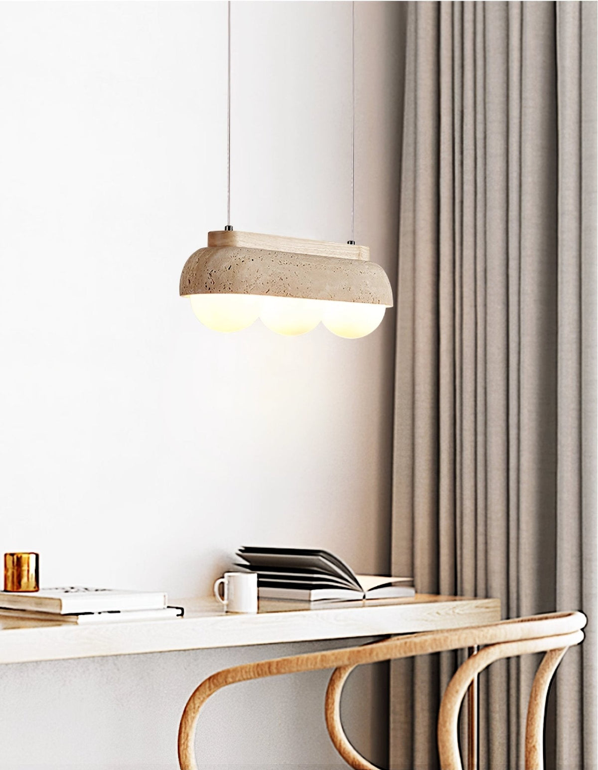 Yeln Travertine Pendant Light