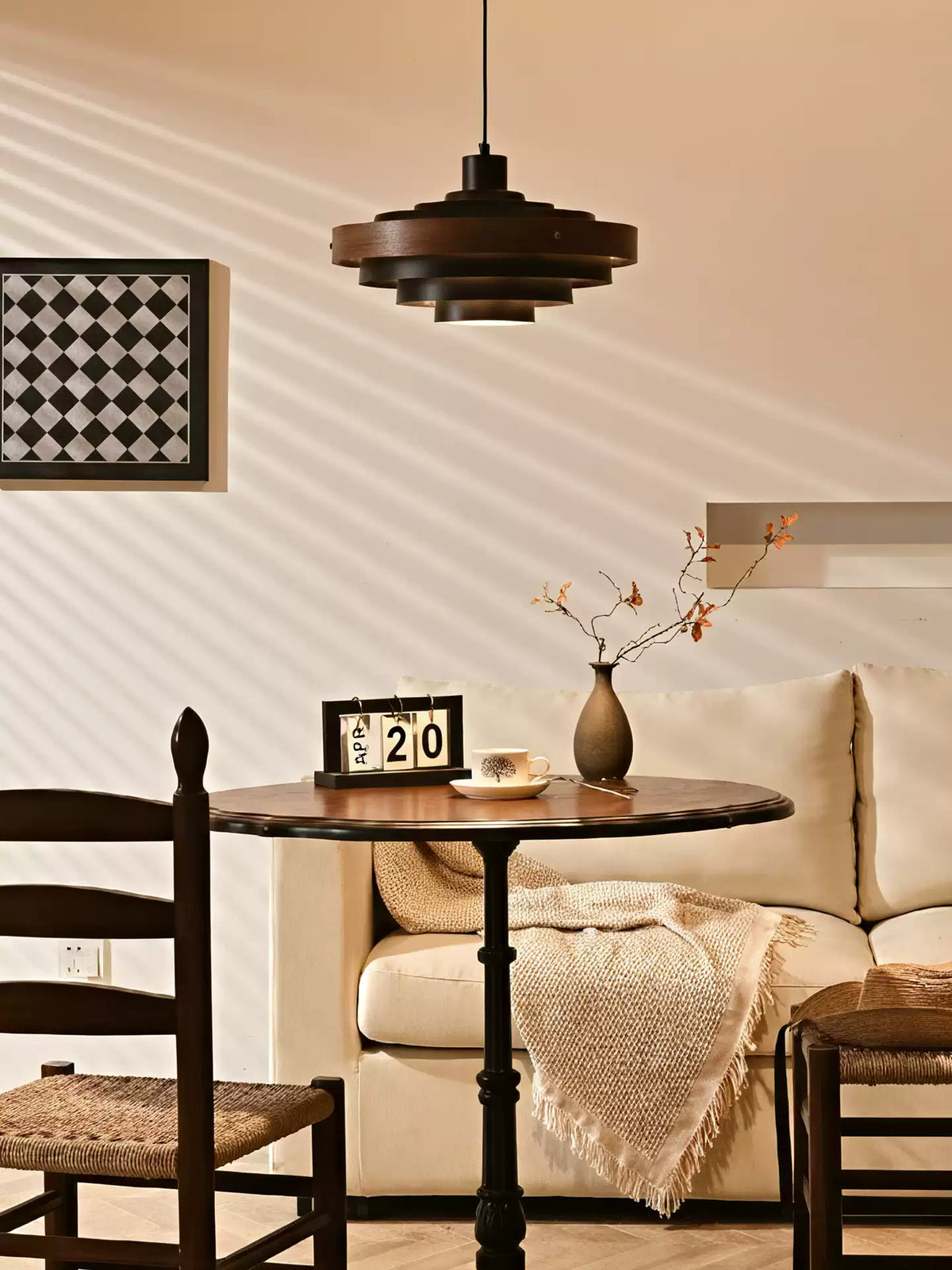 Xiena Wood Pendant Light