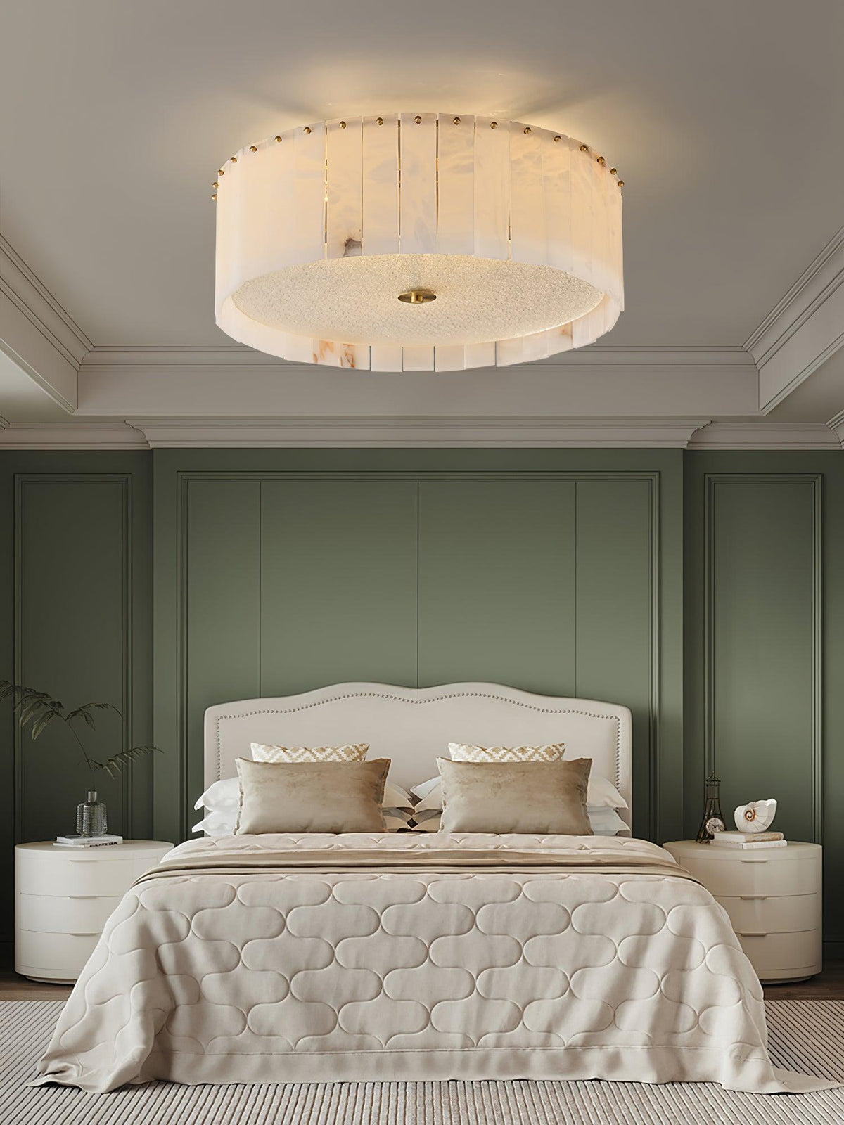Elde Alabaster Ceiling Light