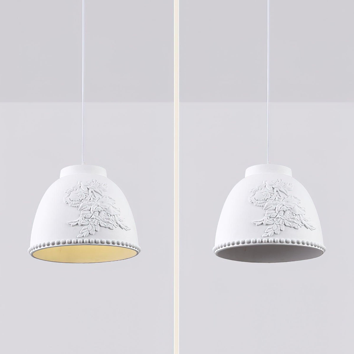 Floral Embossed Flora Pendant Lamp