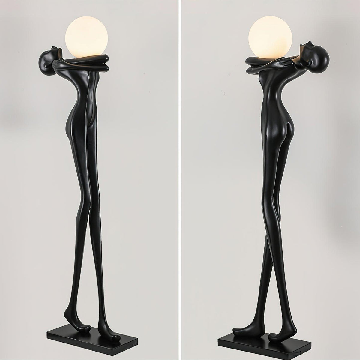 Ersolion Sculptural Fiberglass Floor Lamp