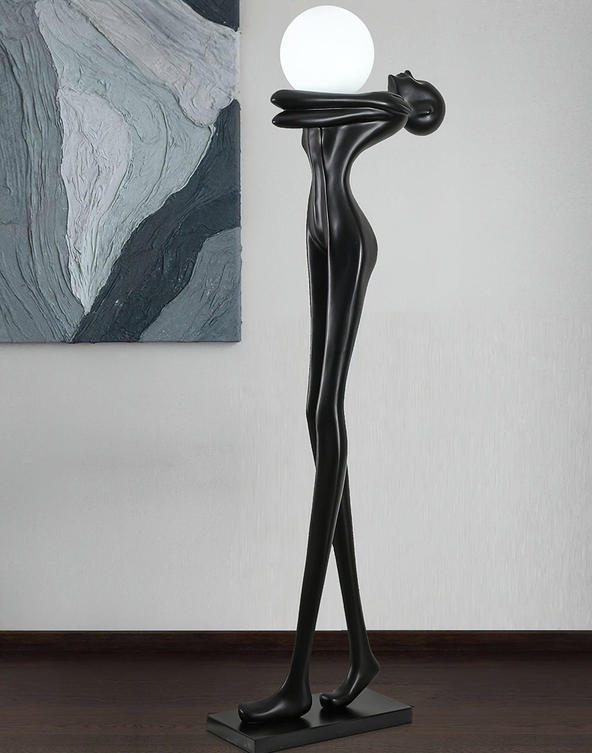 Ersolion Sculptural Fiberglass Floor Lamp