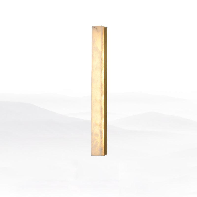 Nivivette Pillar Alabaster Wall Lamp
