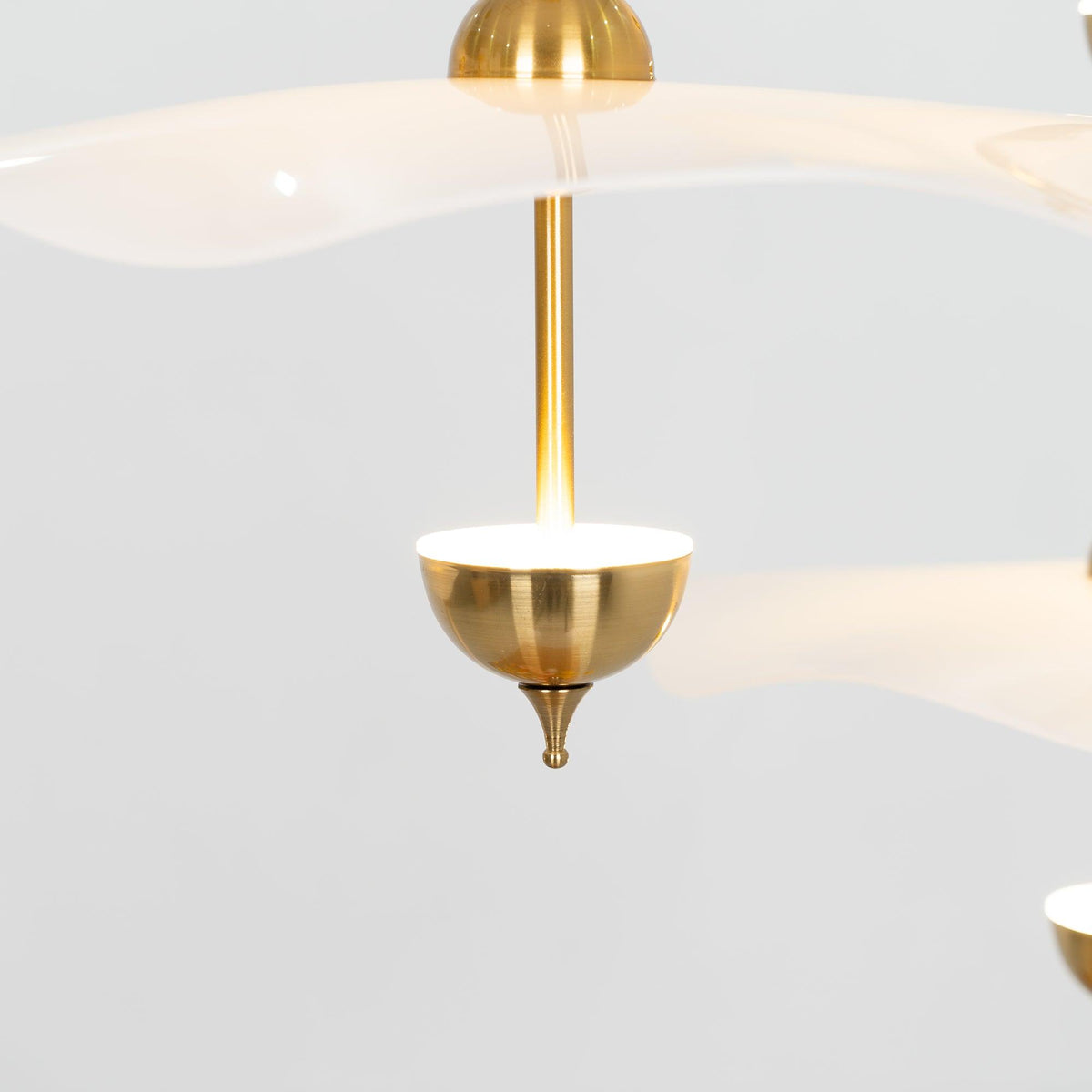 Lioraise Pendant Light Double Biscuit for Living Room