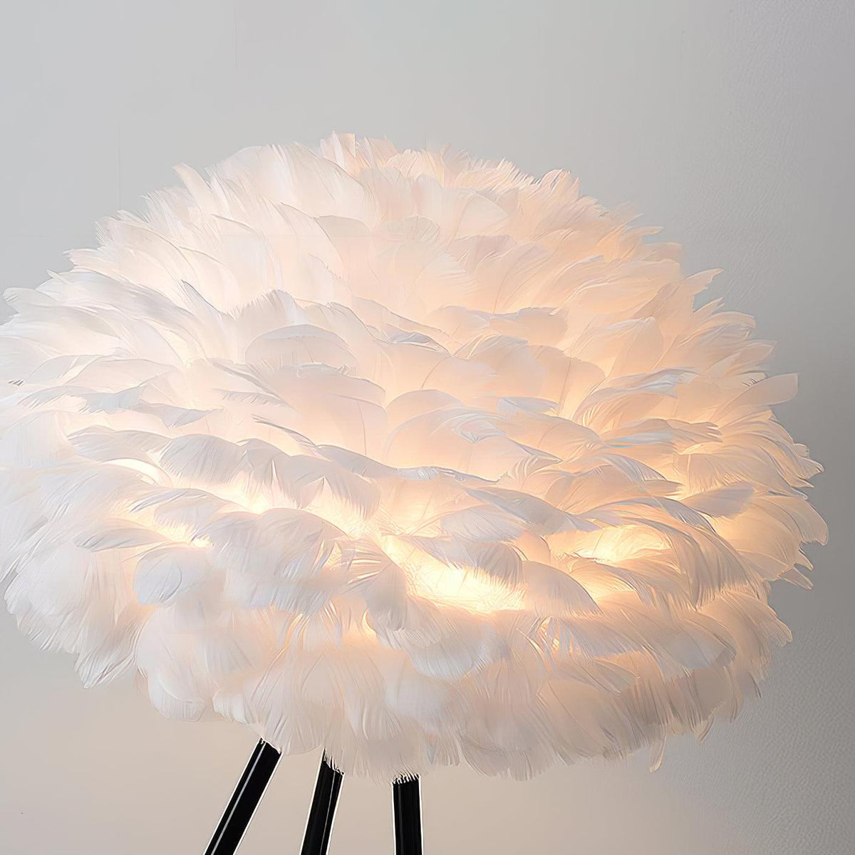 Ivthaar Organic Feather Floor Lamp