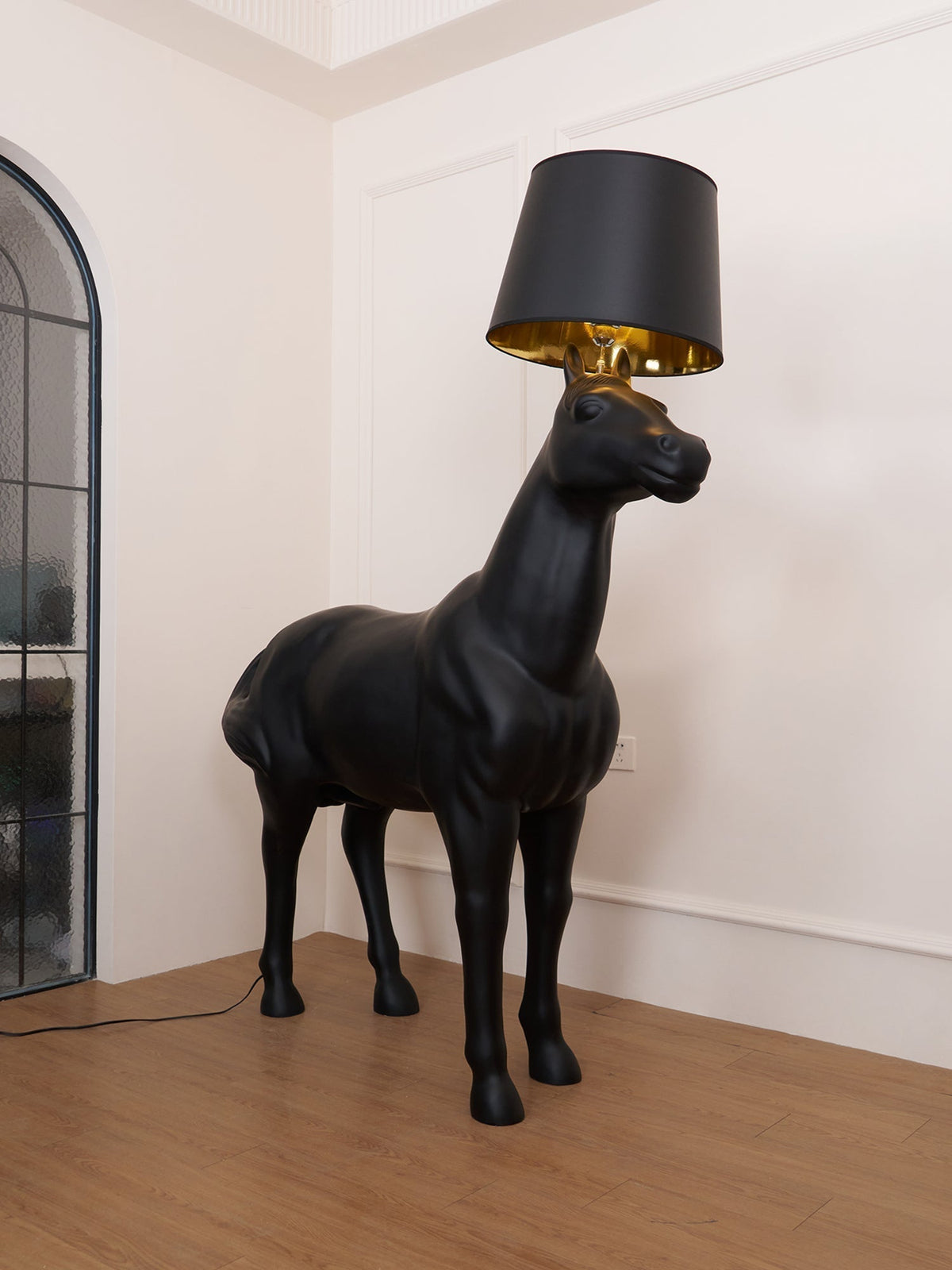Miron Plastic Fabric Floor Lamp