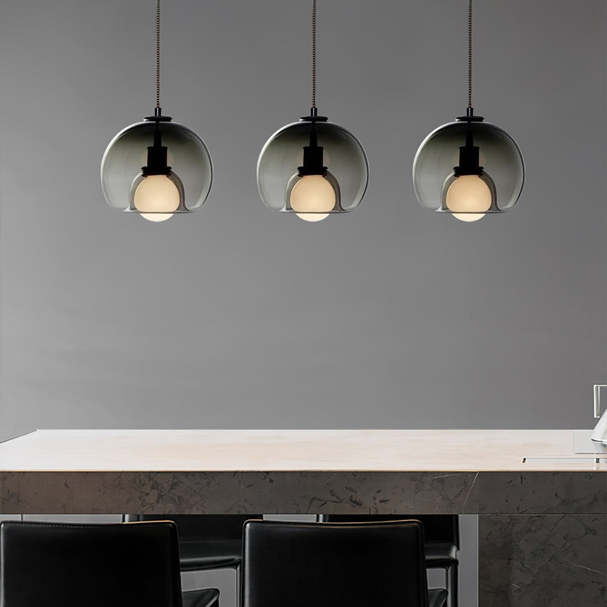 Neritha Glass Contemporary Pendant Light