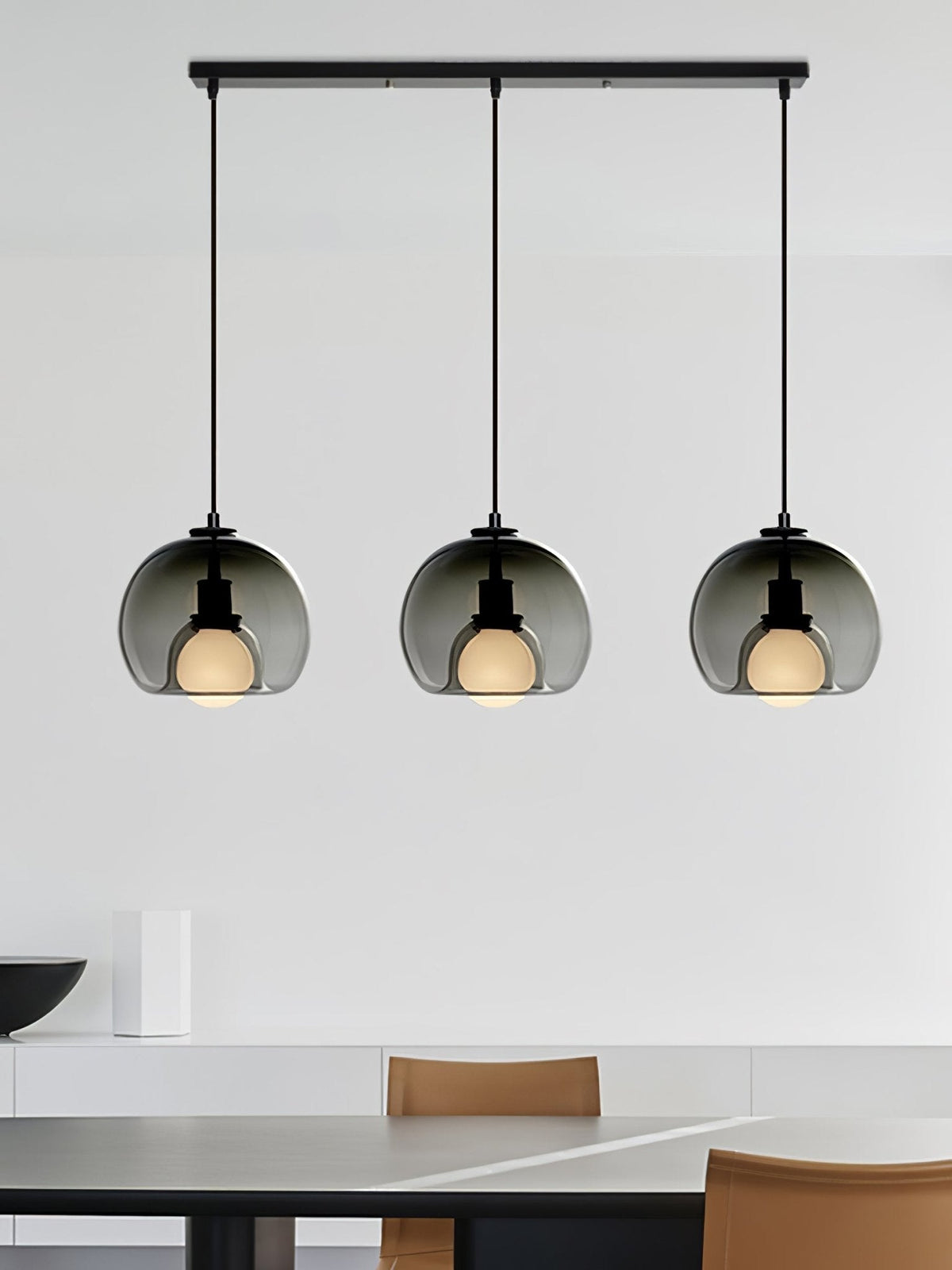 Neritha Glass Contemporary Pendant Light